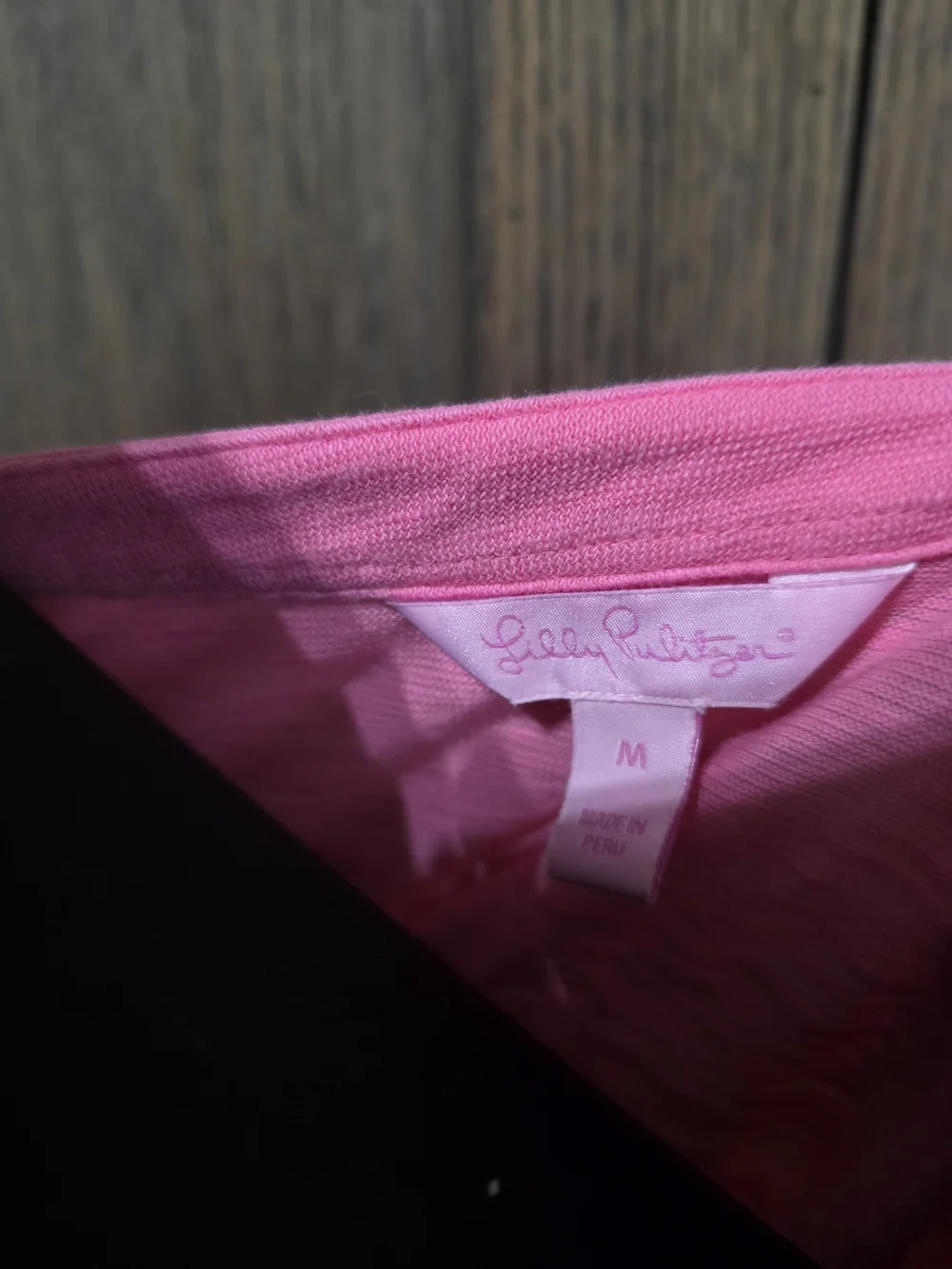 Lilly Pulitzer Pink Long-Sleeve Embroidered V-Neck Tunic - Picture 3 of 4